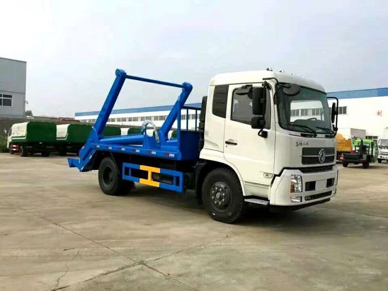 東風(fēng)天錦10-12方擺臂垃圾車(chē)