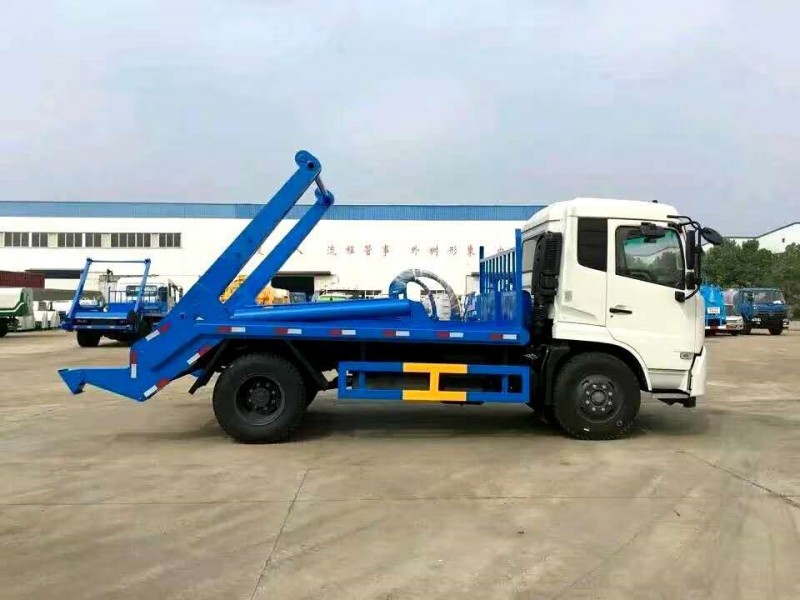 東風(fēng)天錦10-12方擺臂垃圾車(chē)