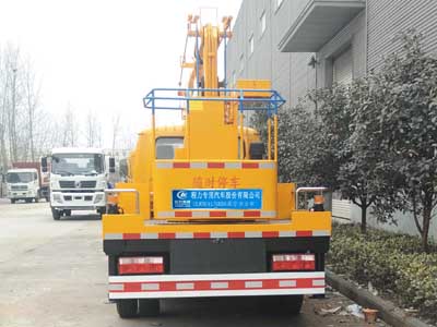 東風(fēng)多利卡雙排12米藍牌高空作業(yè)車(chē)圖片