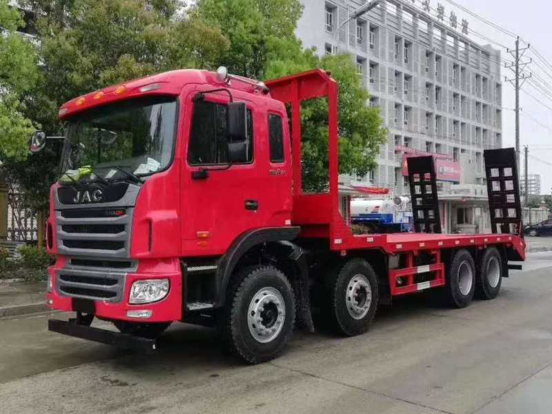 江淮A5前四后八平板運輸車(chē)